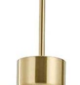 Hobaca® D13cm H36cm E27 Cristal dorado Lámpara Iluminación colgante moderna nórdica Lámpara colgante de comedor Lámpara de diseño de iluminación de isla de cocina