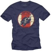 Ropa Motorista Hombre - Vintage Cafe Racer - Camiseta Moto