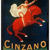 Nacnic Poster Vintage de Cinzano. Láminas para Decorar Interiores con imágenes Vintage y de Publicidad Antigua. Cuadros decoración Retro. Tamaño A4