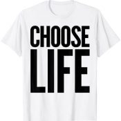 Choose Life Vintage Retro 80s Funny Camiseta