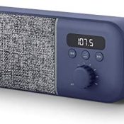 Energy Sistem Fabric Box Radio Navy (FM Radio, 1200 mAh Battery, 3 W, PLL Tuner, Audio-out)