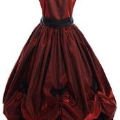 GRACEART Vestido Victoriano Estilo Bowknot de Estilo Vintage para Mujer Vestido de Fiesta gótico Vestido de Fiesta Elegante