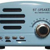 Gogdog Raido Mini Speaker Radio Vintage Style Bluetooth V4.0 Support FM TF Card Wireless Mini Speaker