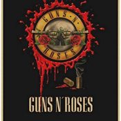 SHENGZI Canvas Poster Guns N Roses Rock Music Posters Vintage Poster Wall Sticker Home Decor Cafe Bar Poster 50 * 70Cm Frame
