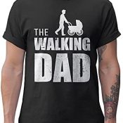 Shirtracer Camisetas Hombre The Walking Dad Regalo de cumpleaños para el Padre